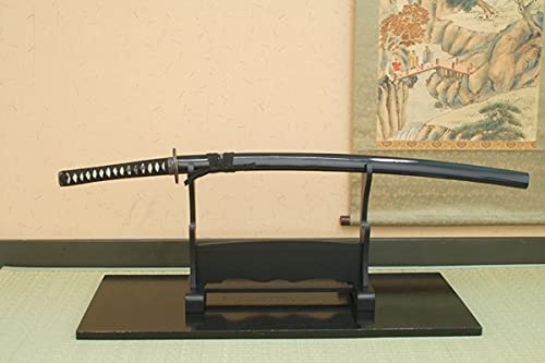 Amazon | しのびや 模造刀 黒呂鞘 大刀 (刀・鞘・刀拭クロス・模造刀